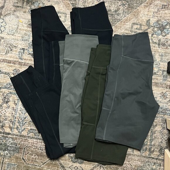 LOT of 6 Girlfriend Collective leggings & bike shorts - Picture 2 of 5